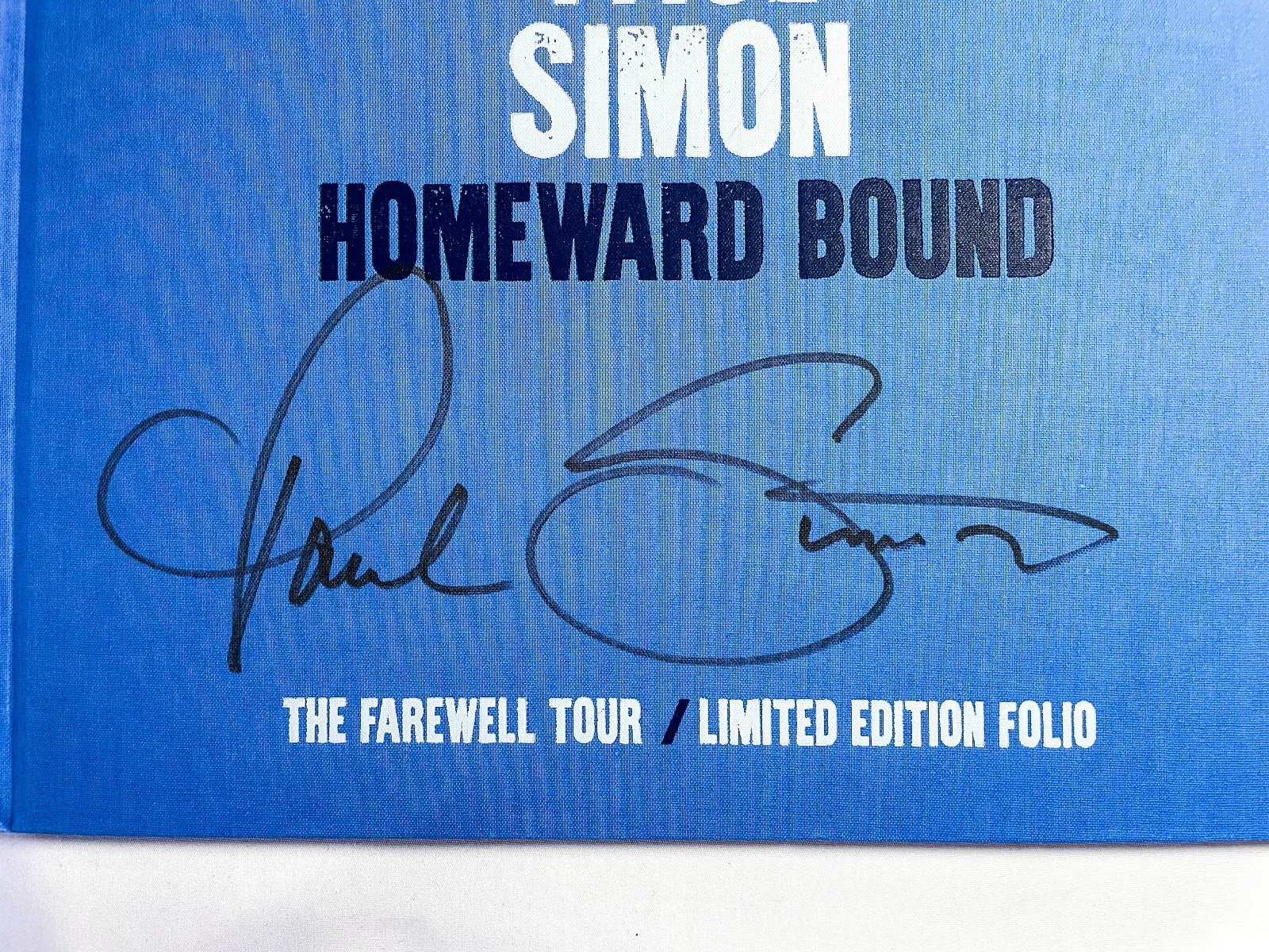 Paul Simon Signed 2018 Homeward Bound Farewell Tour Program JSA Garfunkel, image 2