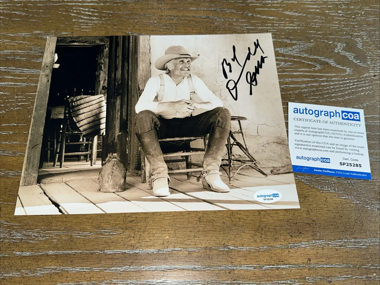 ROBERT DUVALL — 🚨🚨 RARE ROBERT DUVALL SIGNED 8X10 PHOTO ACOA CERT ACTOR ICONIC🚨🚨Duvall, image 2