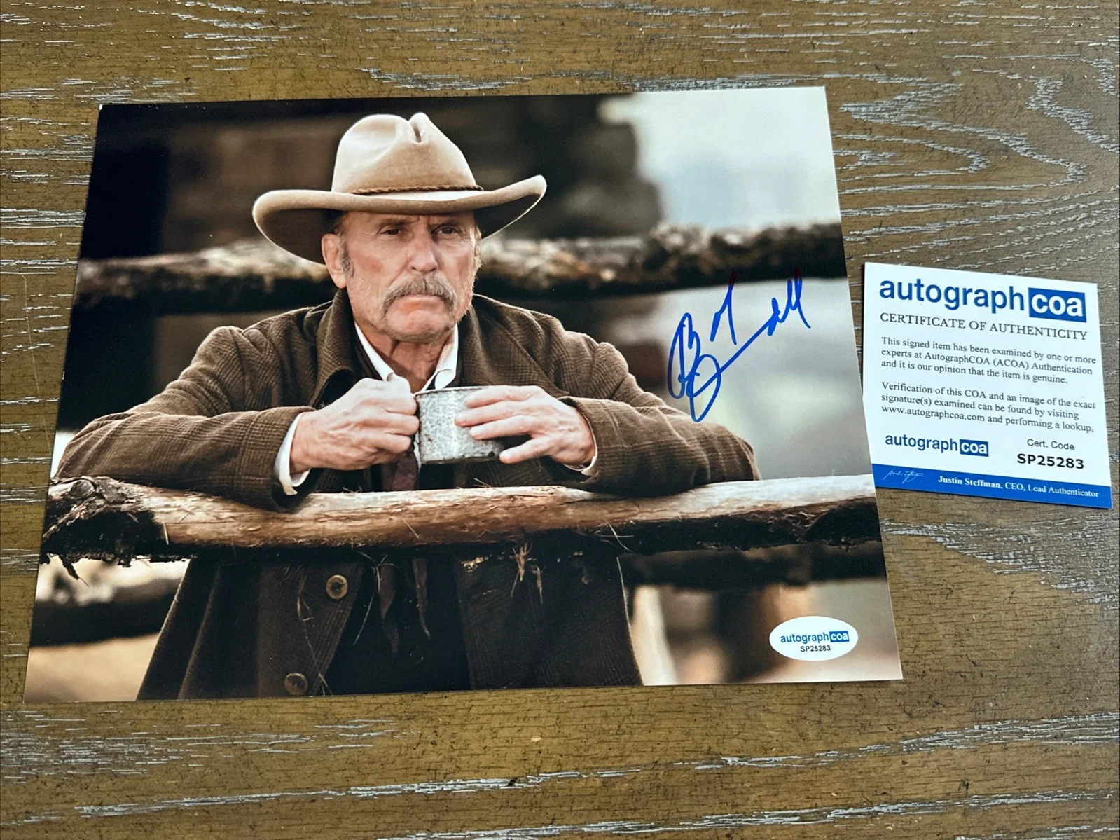 ROBERT DUVALL — 🚨🚨 RARE ROBERT DUVALL SIGNED 8X10 PHOTO ACOA CERT ACTOR ICONIC🚨🚨Duvall, изображение 2