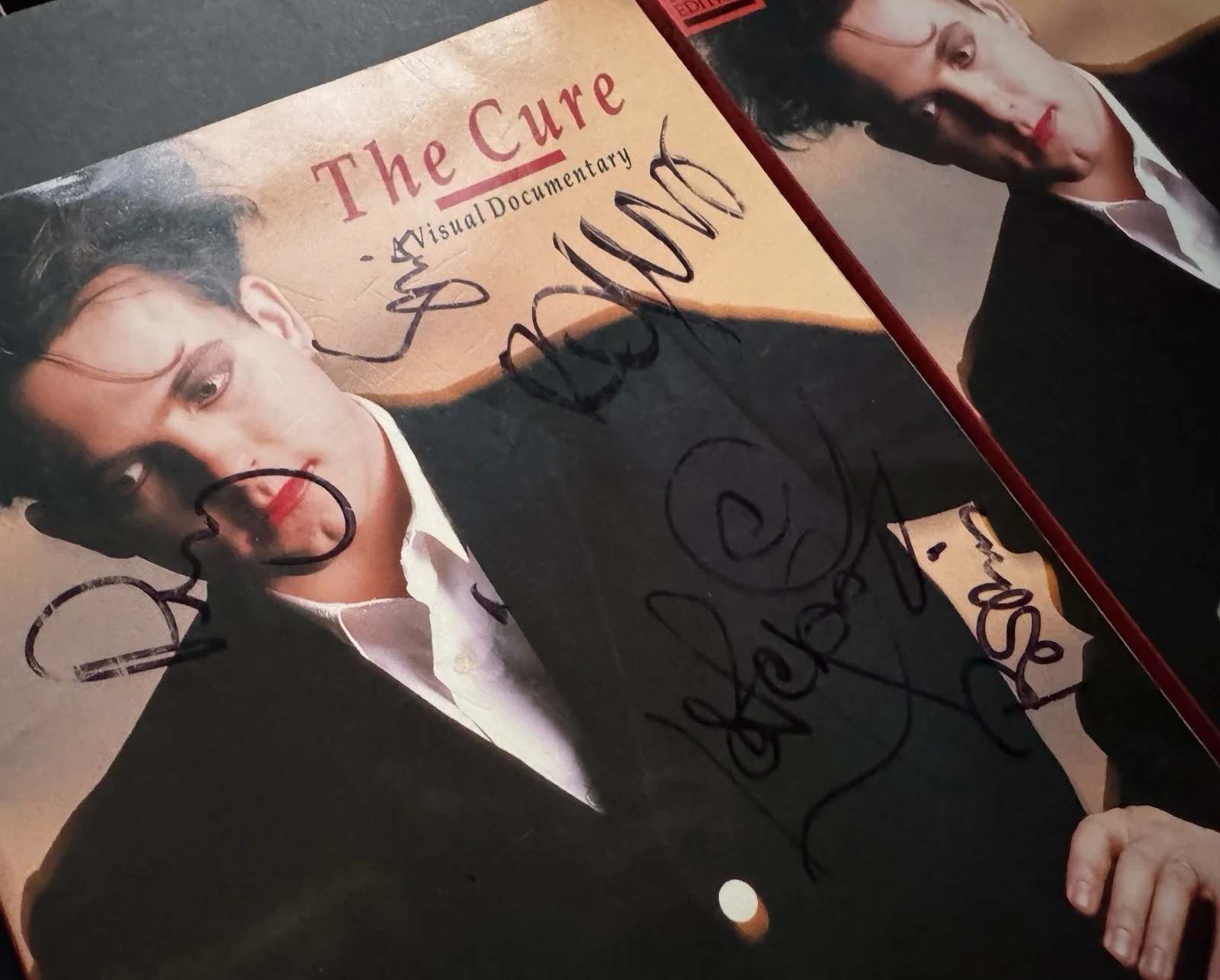The Cure Autographed / Signed A Visual Documentary Both Ed. (Only 1st Signed), image 2