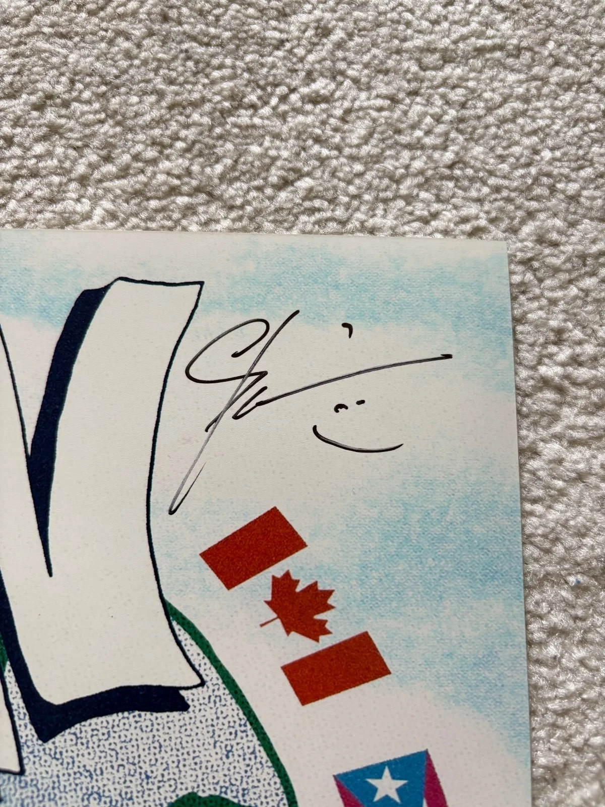 Connor Price signed photo 12X12 proof JSA COA autographed Spin The Globe 2, изображение 2