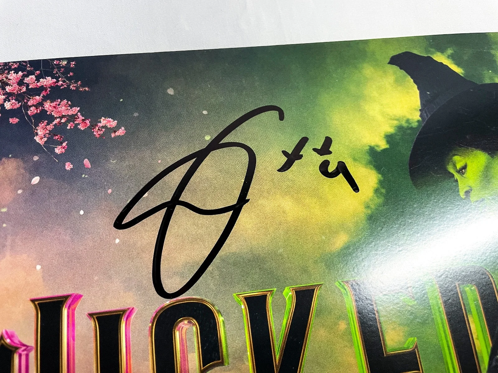 Cynthia Erivo Elphaba Signed ON COVER WICKED Vinyl Album EXACT Proof JSA good, изображение 2