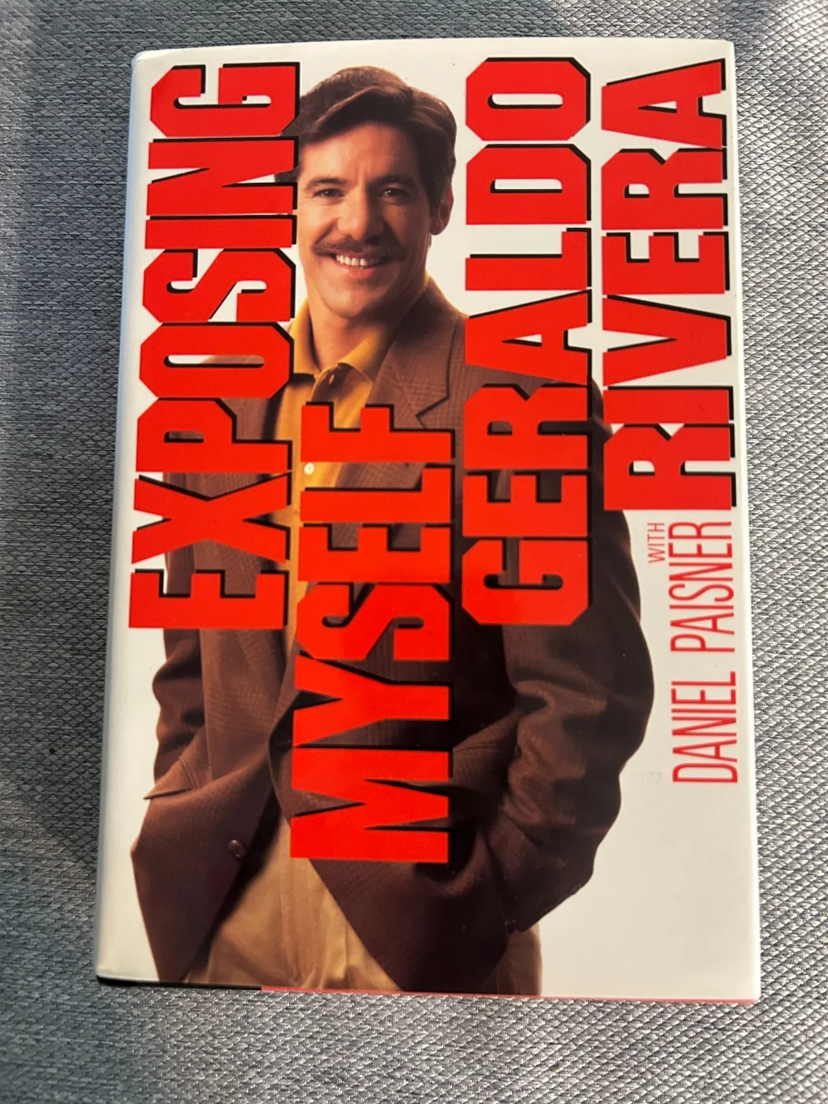 1994 GERALDO RIVERA HAND SIGNED BOOK *EXPOSING MYSELF* NEW JSA/COA AVAILABLE, image 2