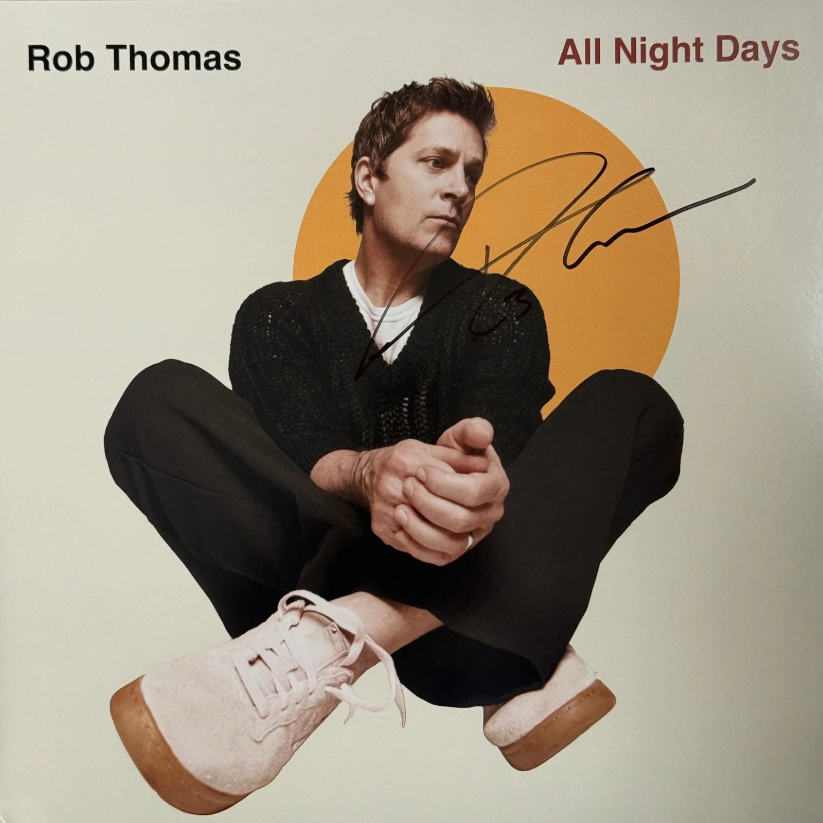 Rob Thomas signed Vinyl Record Album JSA COA Matchbox Twenty Music Auto Z2441, изображение 2