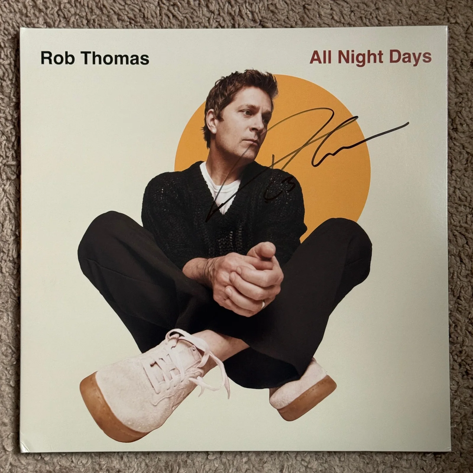 Rob Thomas signed Vinyl Record Album JSA COA Matchbox Twenty Music Auto Z2441, изображение 3