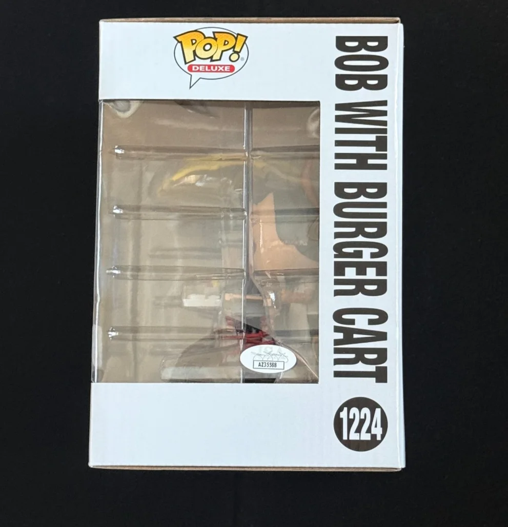 H Jon Benjamin signed Bob's Burger Jumbo Funko Pop #1224 JSA COA Auto Z2432, изображение 3