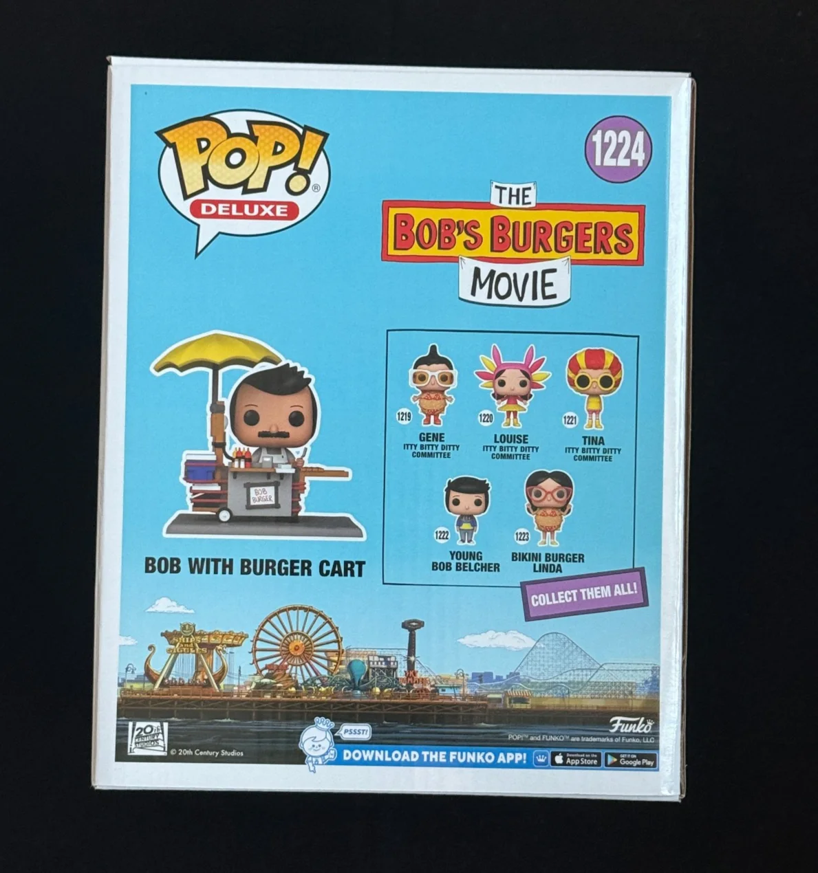 H Jon Benjamin signed Bob's Burger Jumbo Funko Pop #1224 JSA COA Auto Z2432, изображение 4