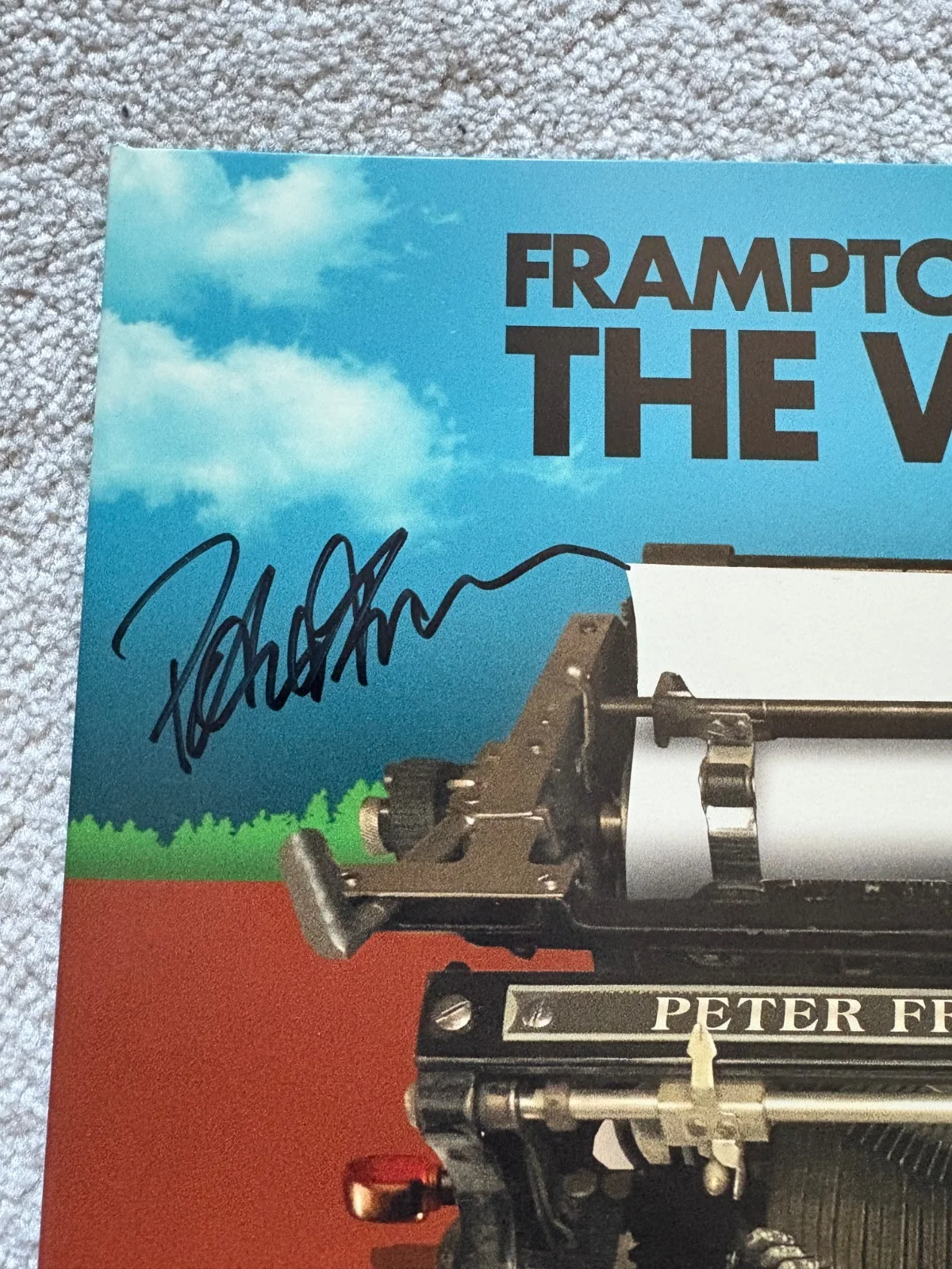 Peter Frampton signed vinyl album JSA COA autographed Forgets The Words, image 2