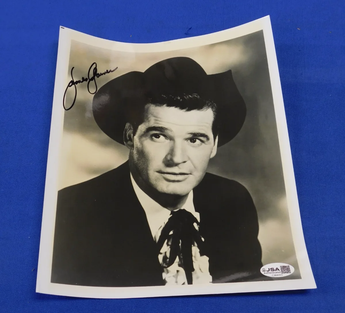 James Garner — MAVERICK ~ James Garner SIGNED / Autographed 8x10 B&W Photo JSA COA, image 2