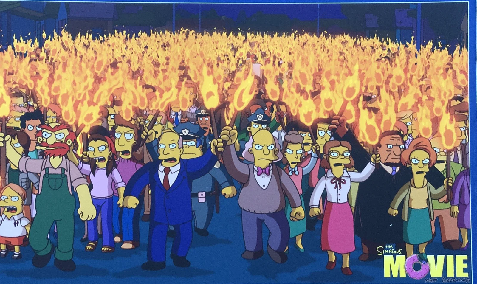 The Simpsons Movie Poster - Crowd, image 2