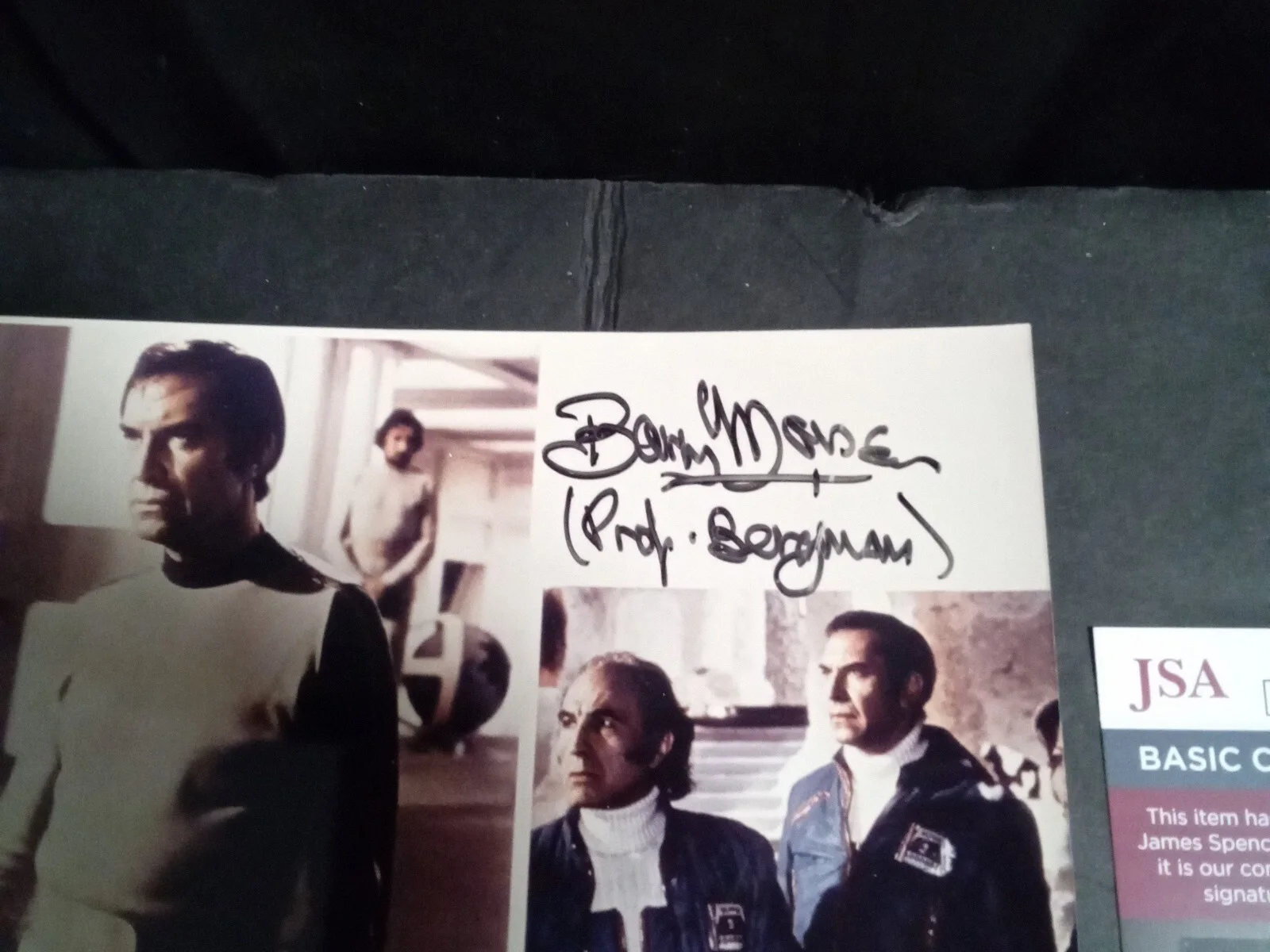 Barry Morse — Barry Morse “Fantasy Voyager” Signed Color Photo JSA Certified Autograph -1 #, изображение 2