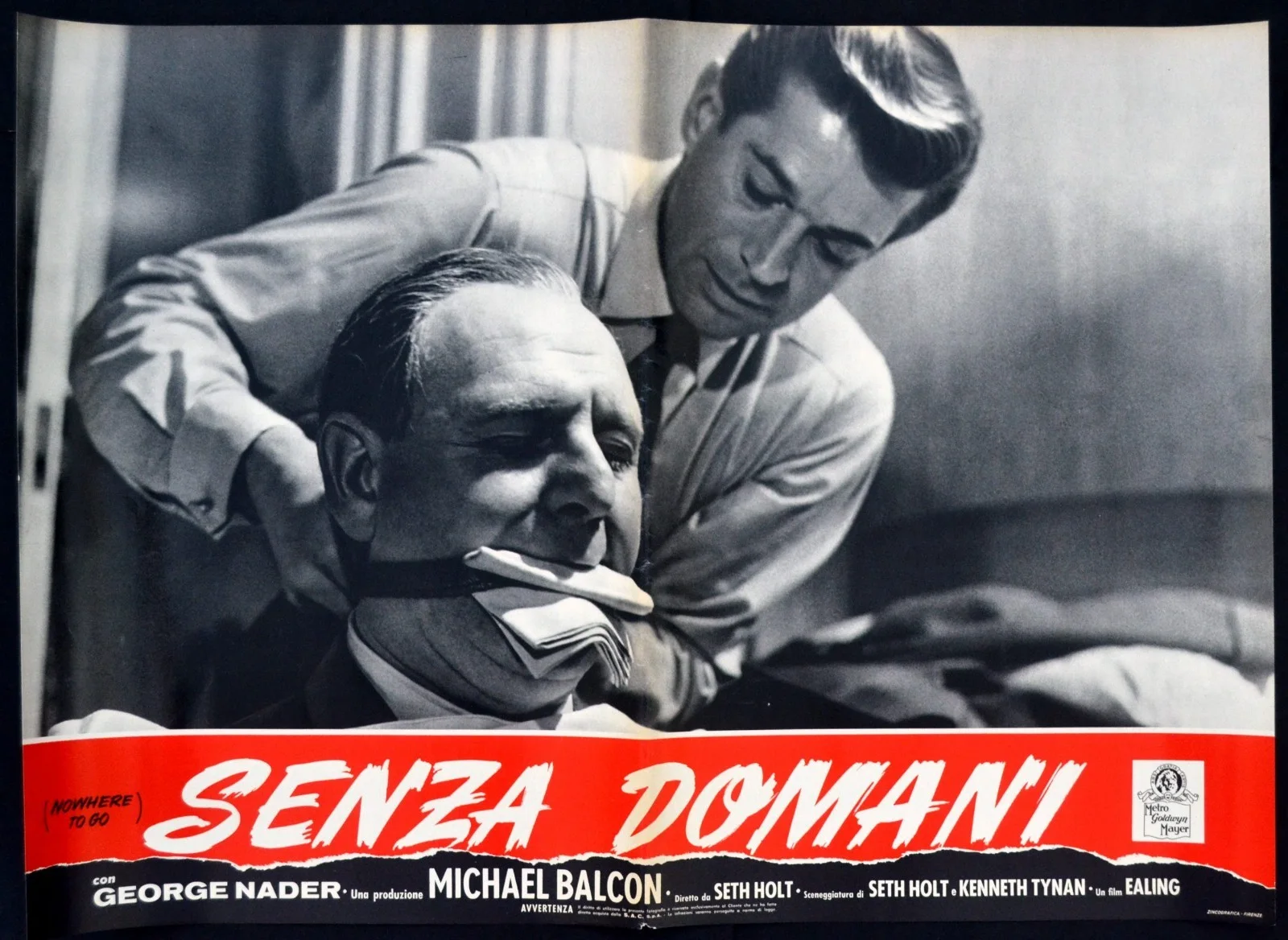 NOWHERE TO GO 1958 George Nader, Maggie Smith, Bernard Lee 8 ITALIAN PHOTOBUSTAS, изображение 5