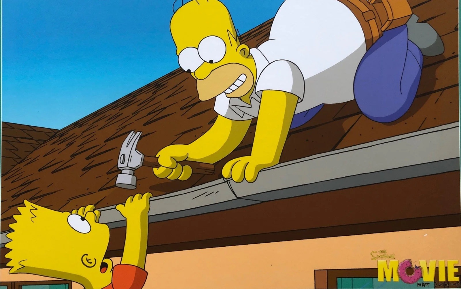The Simpsons Movie Poster - Homer & Bart, image 2
