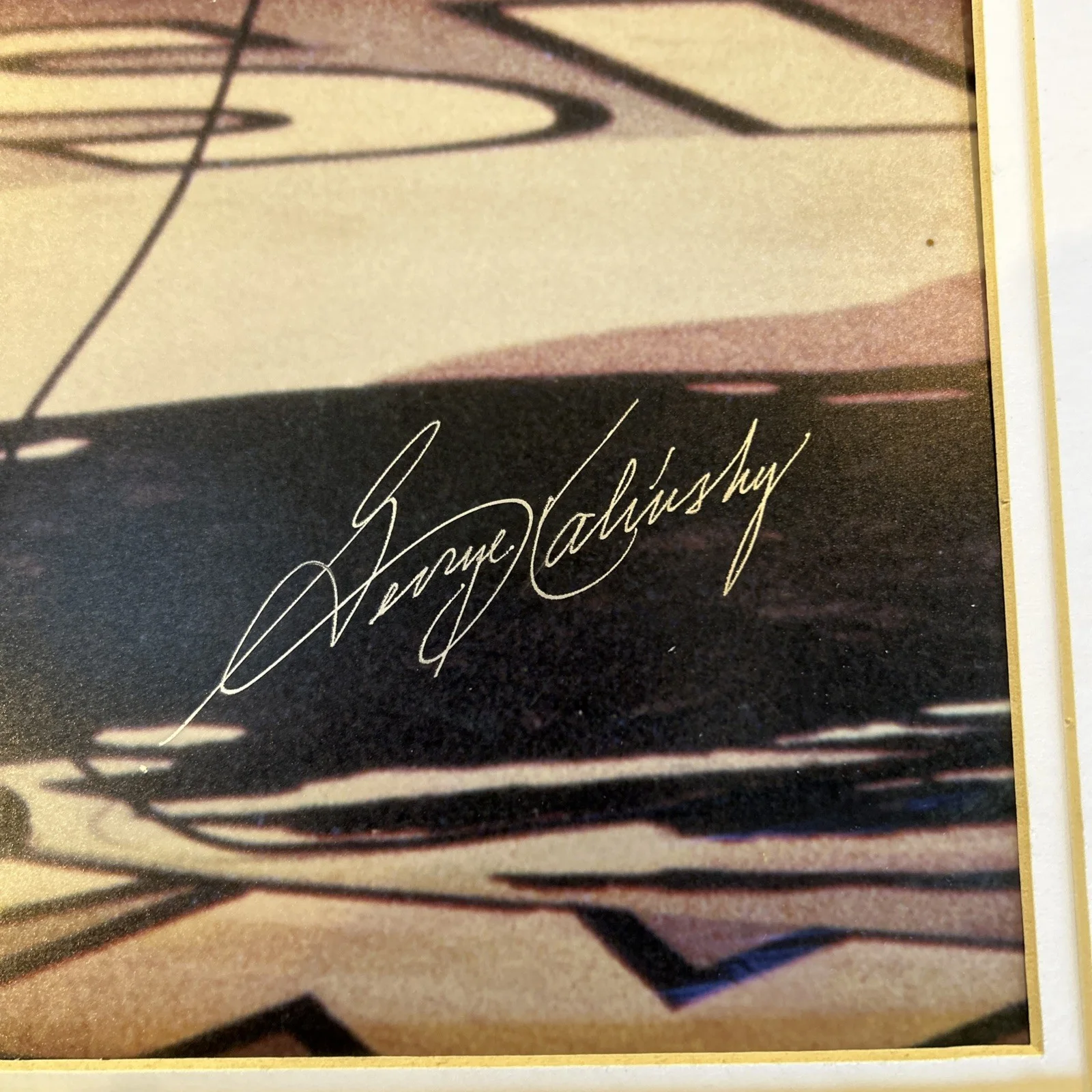Original Concert Photograph Frank Sinatra Signed George Kalinsky MSG 1974 WOW, image 3