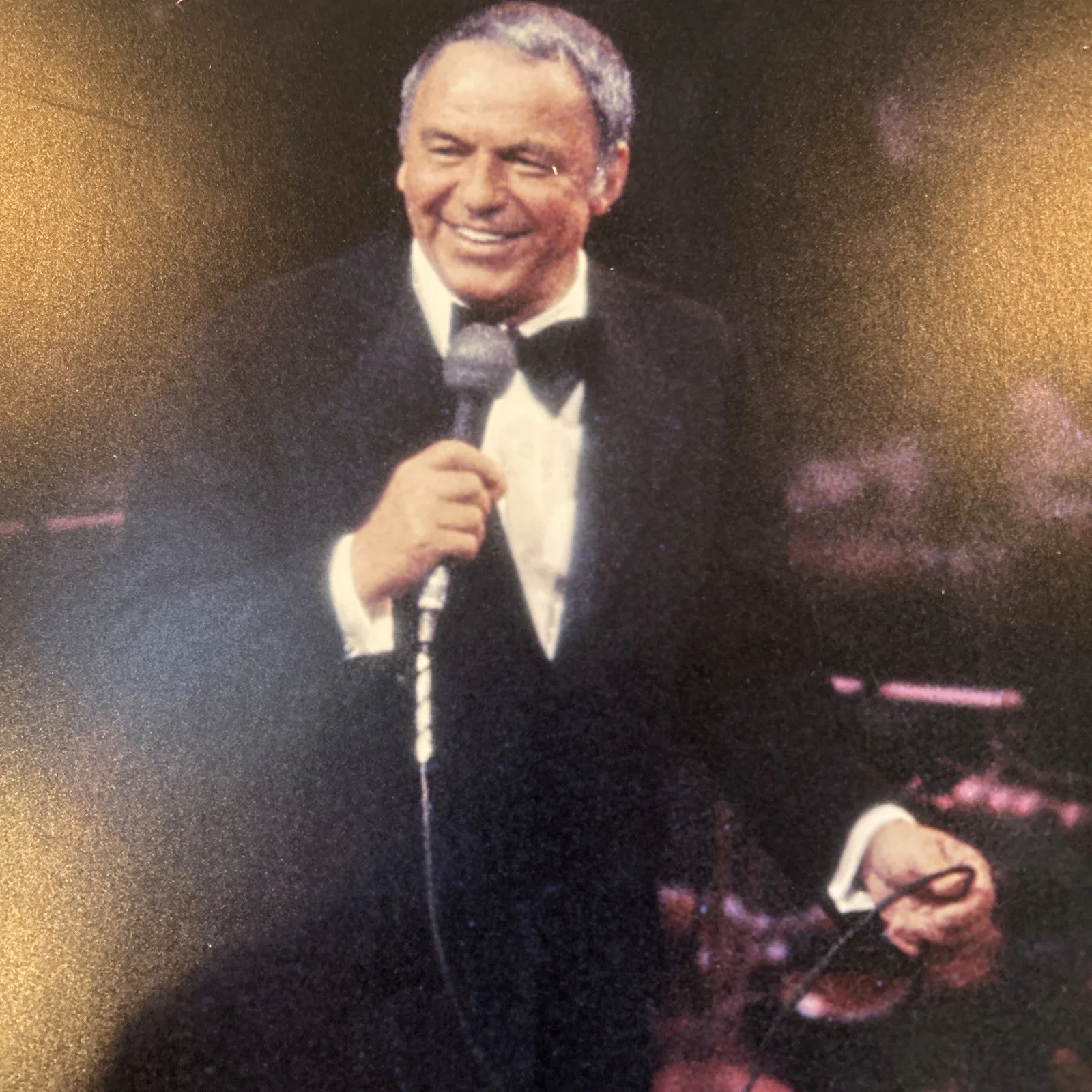 Original Concert Photograph Frank Sinatra Signed George Kalinsky MSG 1974 WOW, image 5