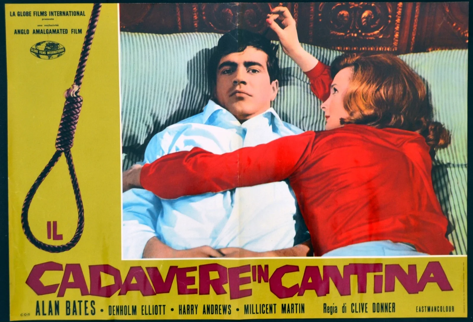 NOTHING BUT THE BEST 1964 Alan Bates, Denholm Elliott 8 ITALIAN PHOTOBUSTAS, изображение 4