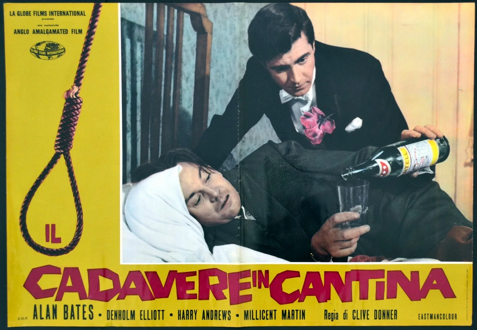 NOTHING BUT THE BEST 1964 Alan Bates, Denholm Elliott 8 ITALIAN PHOTOBUSTAS, изображение 5