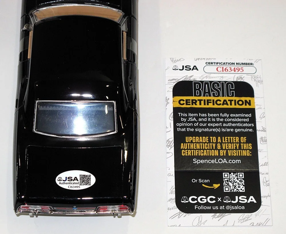 Jensen Ackles — JENSEN ACKLES signed SUPERNATURAL 1967 Chevrolet Impala Car EXACT PROOF Dean JSA, изображение 3
