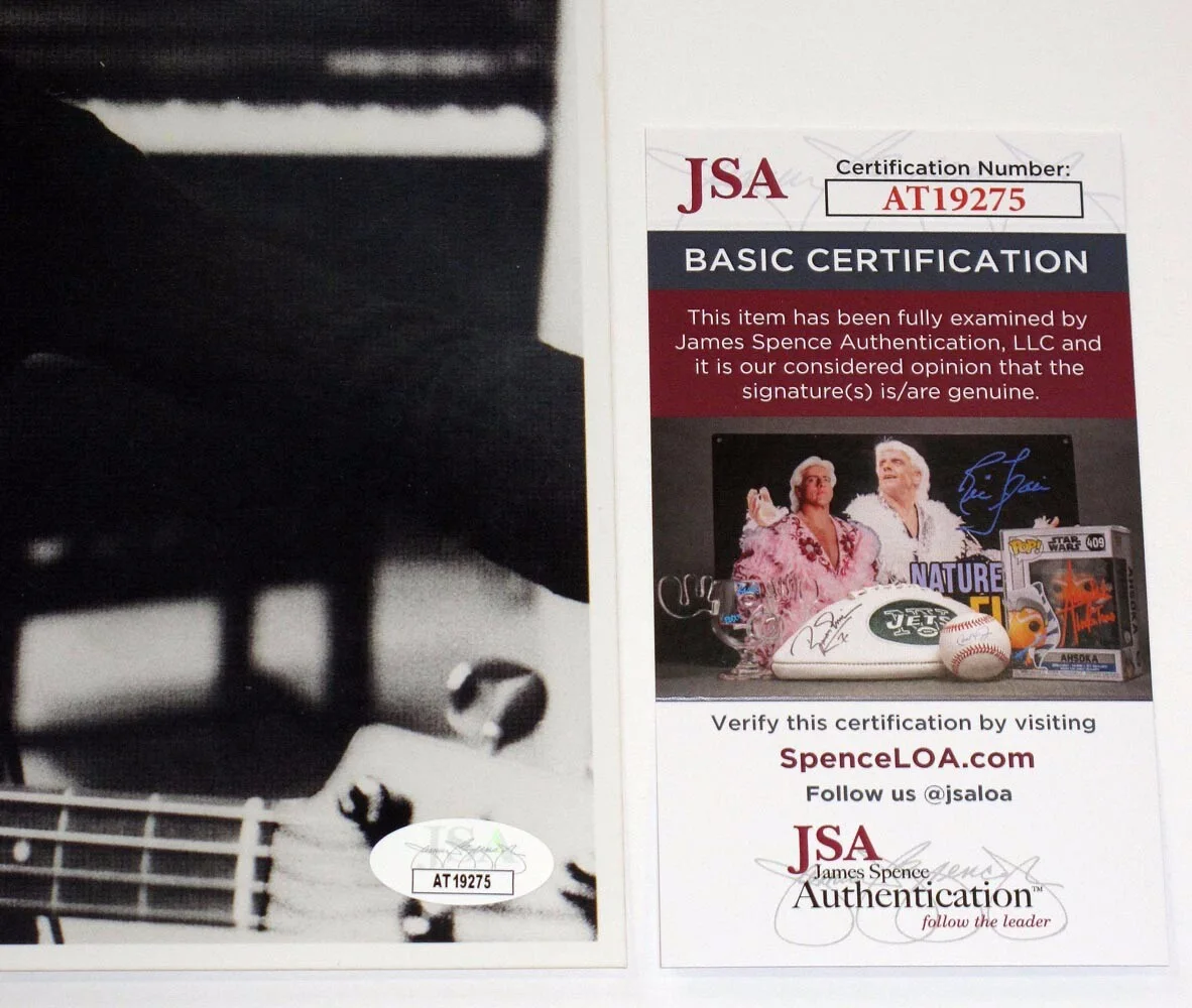Bill Wyman — Bill Wyman signed 8x10 Photo ROLLING STONES Autographed Bass Guitarist JSA COA, изображение 3