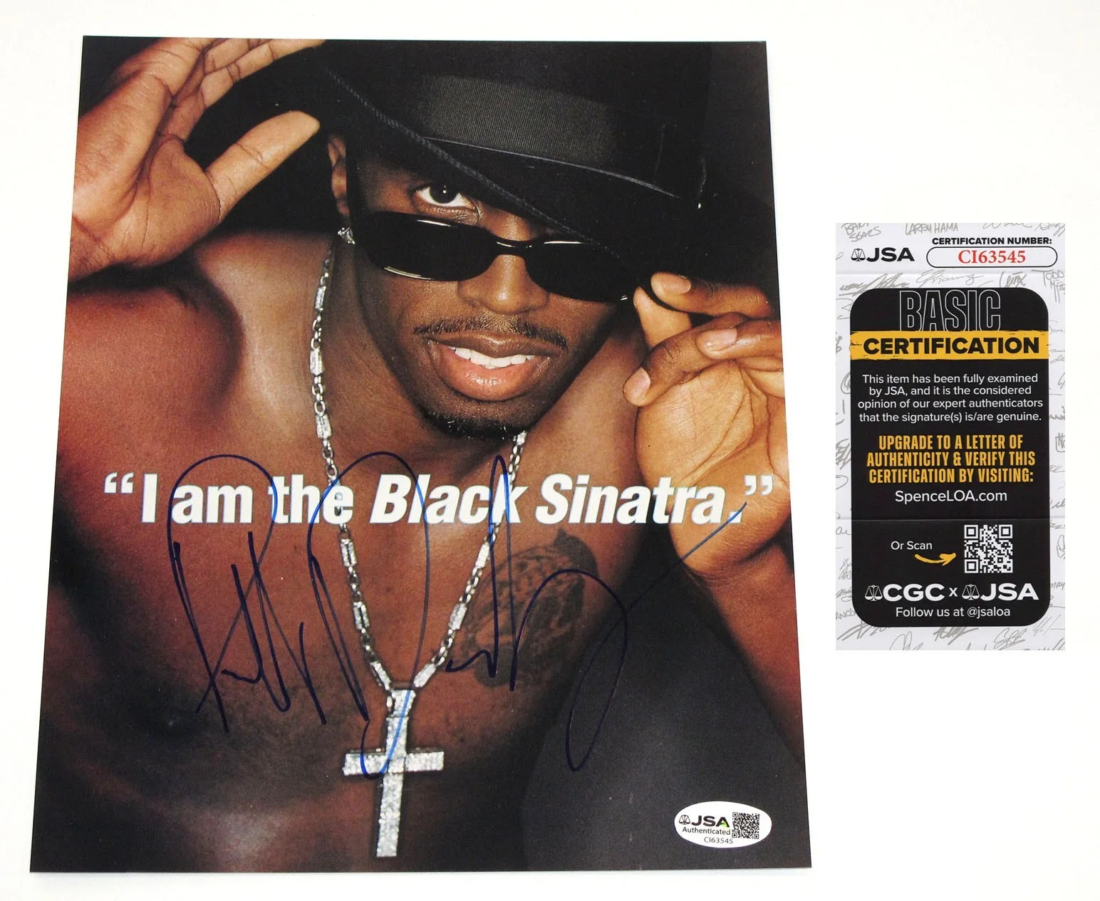 PUFF DADDY / SEAN COMBS / P DIDDY — P Diddy SEAN COMBS signed 8x10 Photo AUTOGRAPHED Rare "PUFF DADDY" Graph JSA COA, image 4