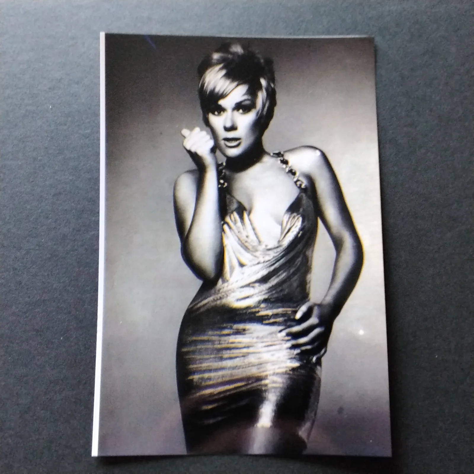 Tammy Grimes SIGNED Card Movie Stage Actress Last Unicorn Unsinkable Molly Brown, image 5