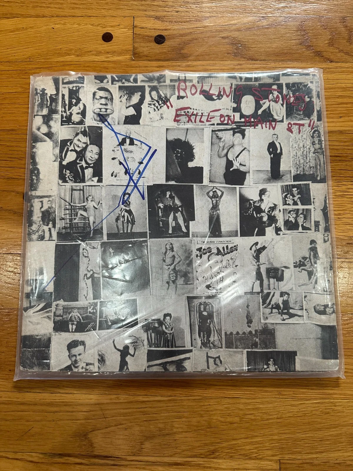 THE ROLLING STONES SIGNED EXILE ON MAIN STREET LP ALBUM KEITH RICHARDS with CERT, изображение 2