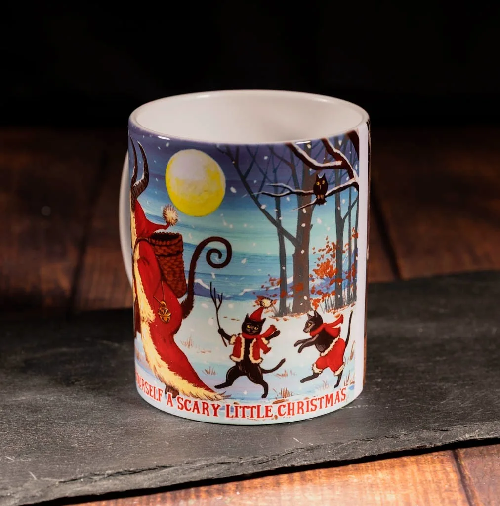 Krampus - Christmas - Coffee/Tea Mug - Retro Gift Mug, image 2