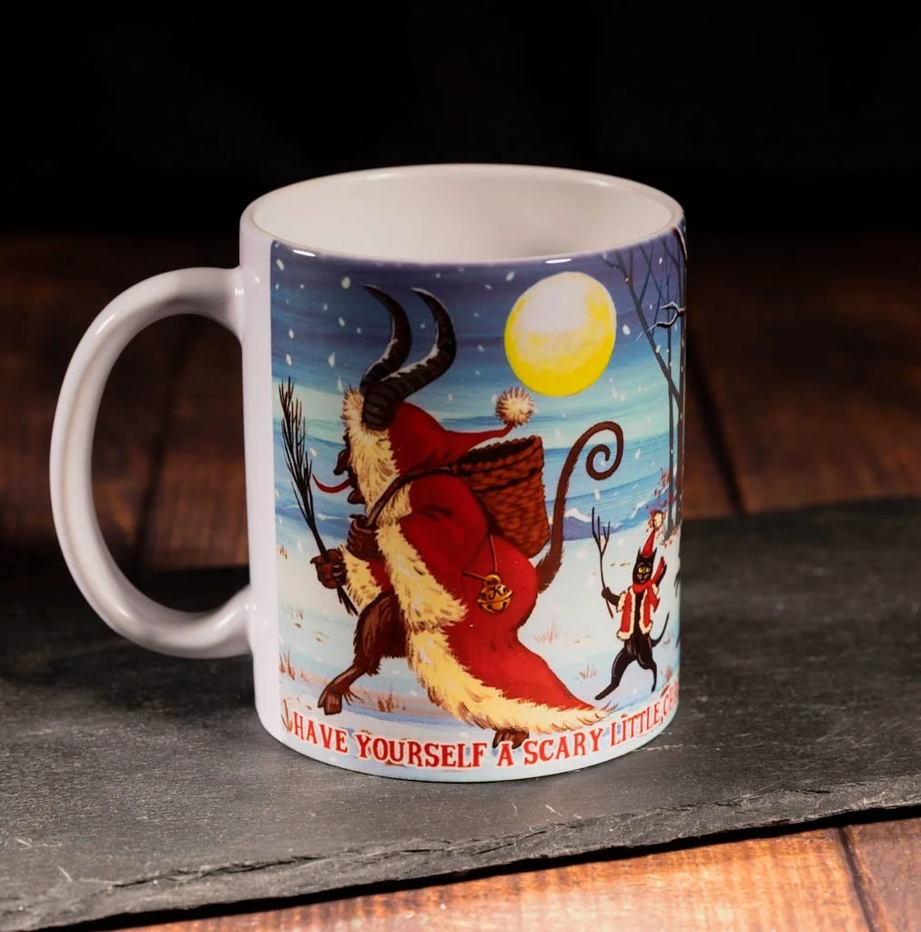 Krampus - Christmas - Coffee/Tea Mug - Retro Gift Mug, image 3