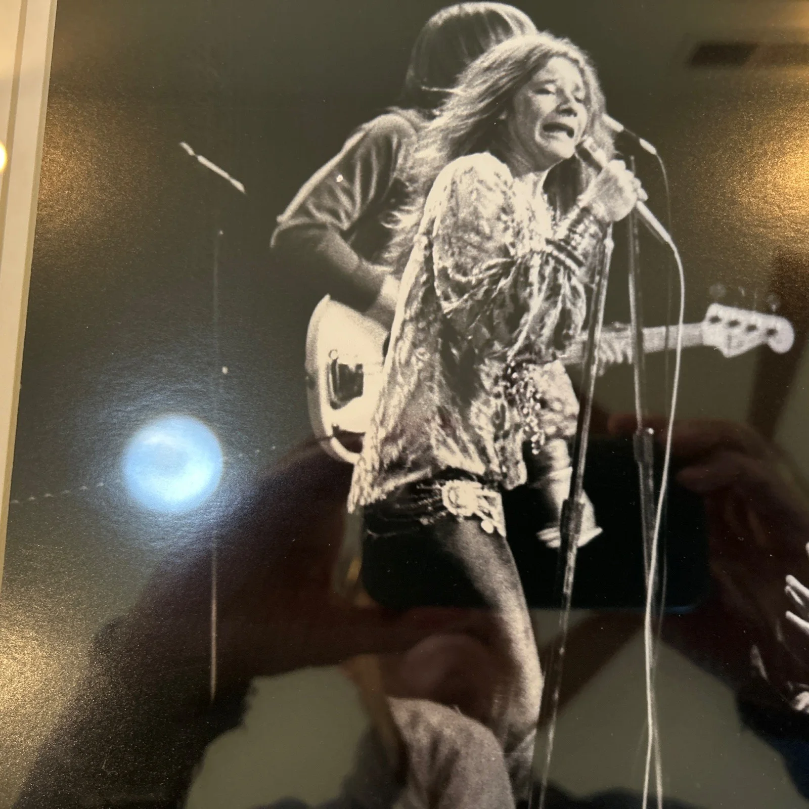 Original Janis Joplin Concert Photograph Signed George Kalinsky Dec 1969 MSG WOW, изображение 4