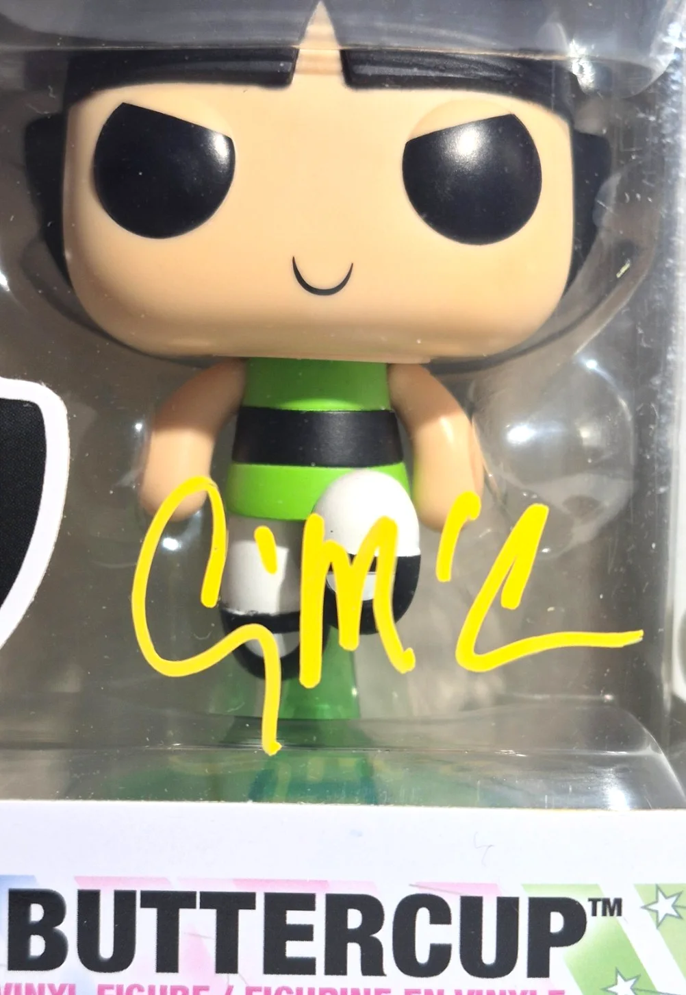 Craig McCraken — CRAIG MCCRACKEN SIGNED BUTTERCUP FUNKO POP 1082 POWERPUFF GIRLS CREATOR JSA COA, изображение 3