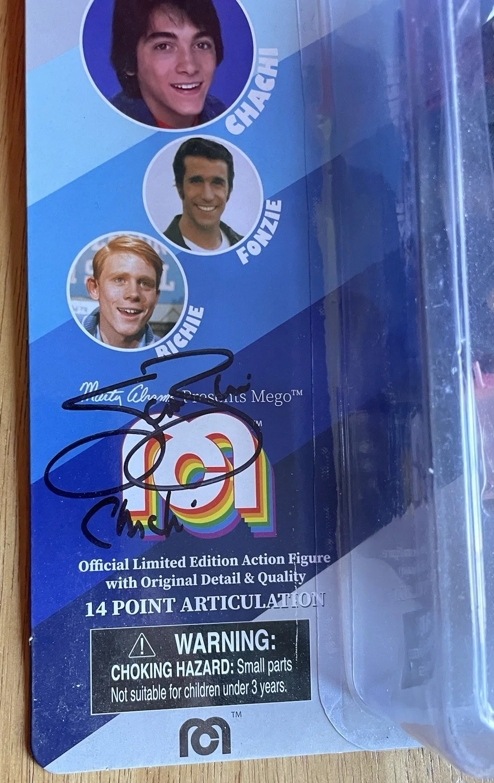 Scott Baio — Chachi Arcola Happy Days Scott Baio Autograph Mego LE 8'' Action Fig, In-person, изображение 2