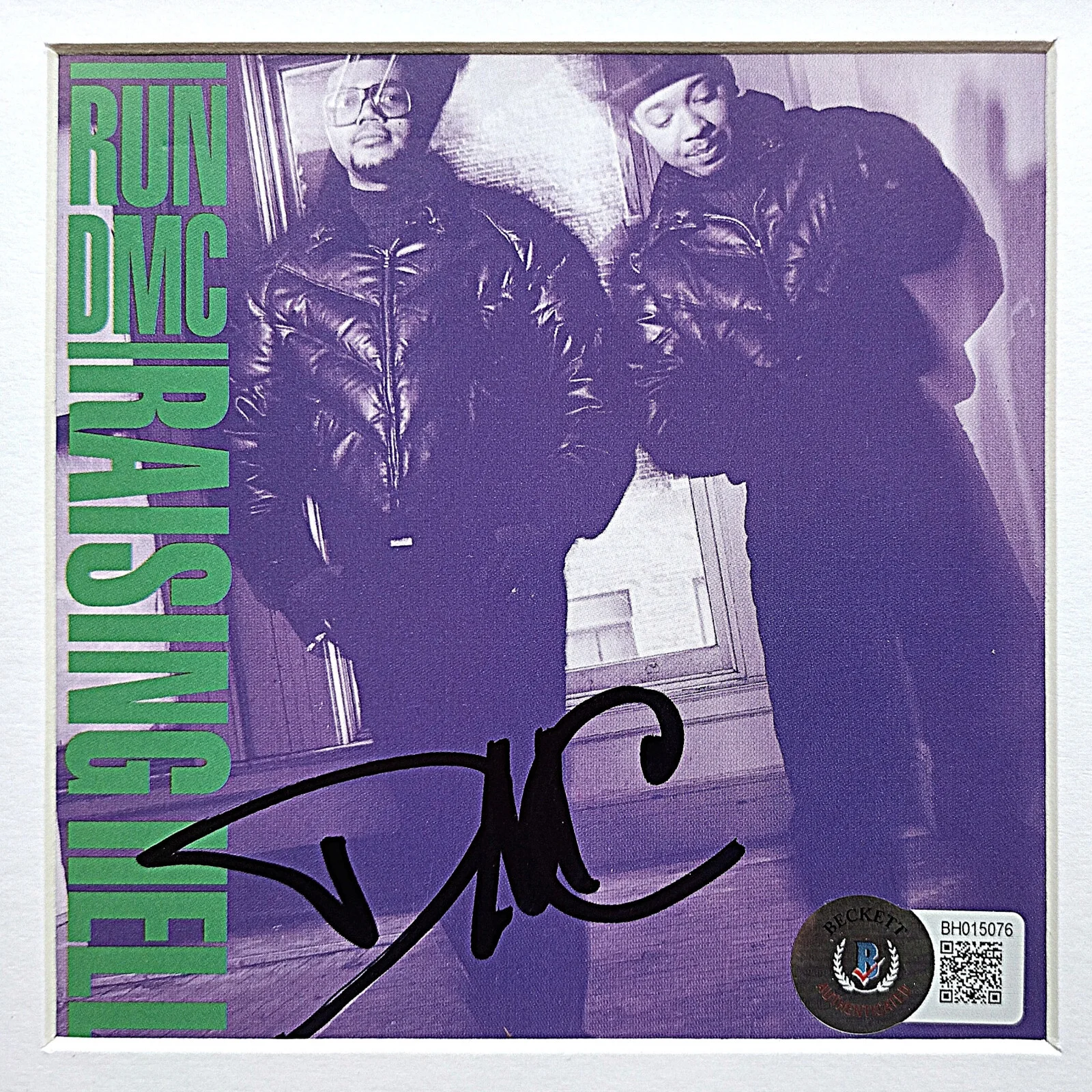Darryl McDaniels — Run DMC Darryl McDaniels Signed CD Raising Hell Beckett Rap Hip Hop Autograph, image 2