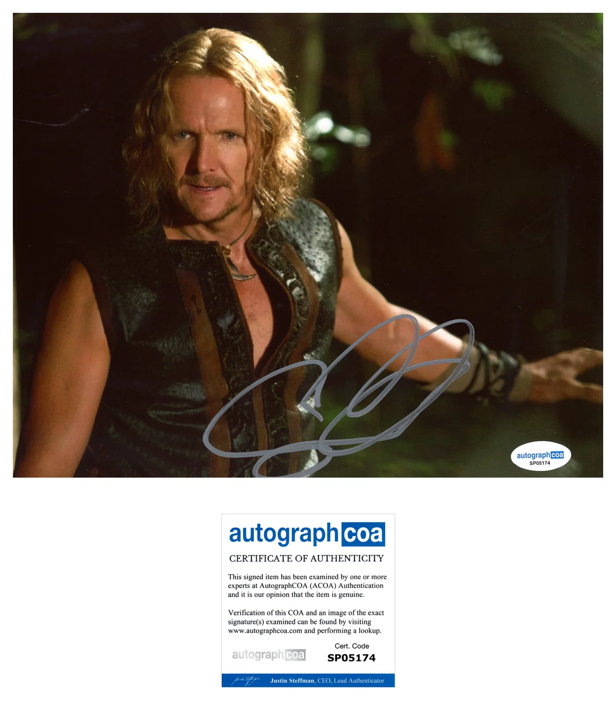 Sebastian Roché — Sebastian Roche ‘The Originals’ Signed 'Mikael' 8x10 Photo ACOA