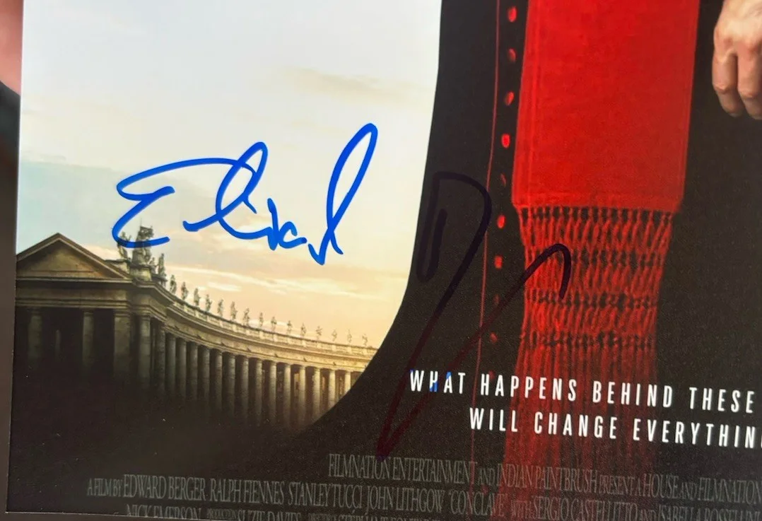 Edward Berger Signed Conclave 8x10 Photo Director, image 2