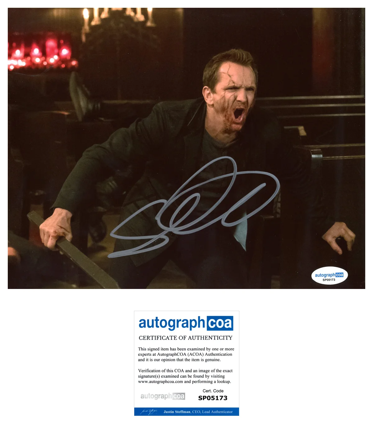 Sebastian Roché — Sebastian Roche ‘The Originals’ Signed 'Mikael' 8x10 Photo ACOA