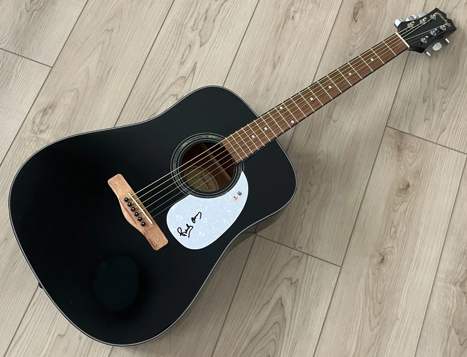 RANDY OWEN ALABAMA SIGNED AUTOGRAPH 41" ACOUSTIC GUITAR wEXACT PROOF BECKETT COA, изображение 2