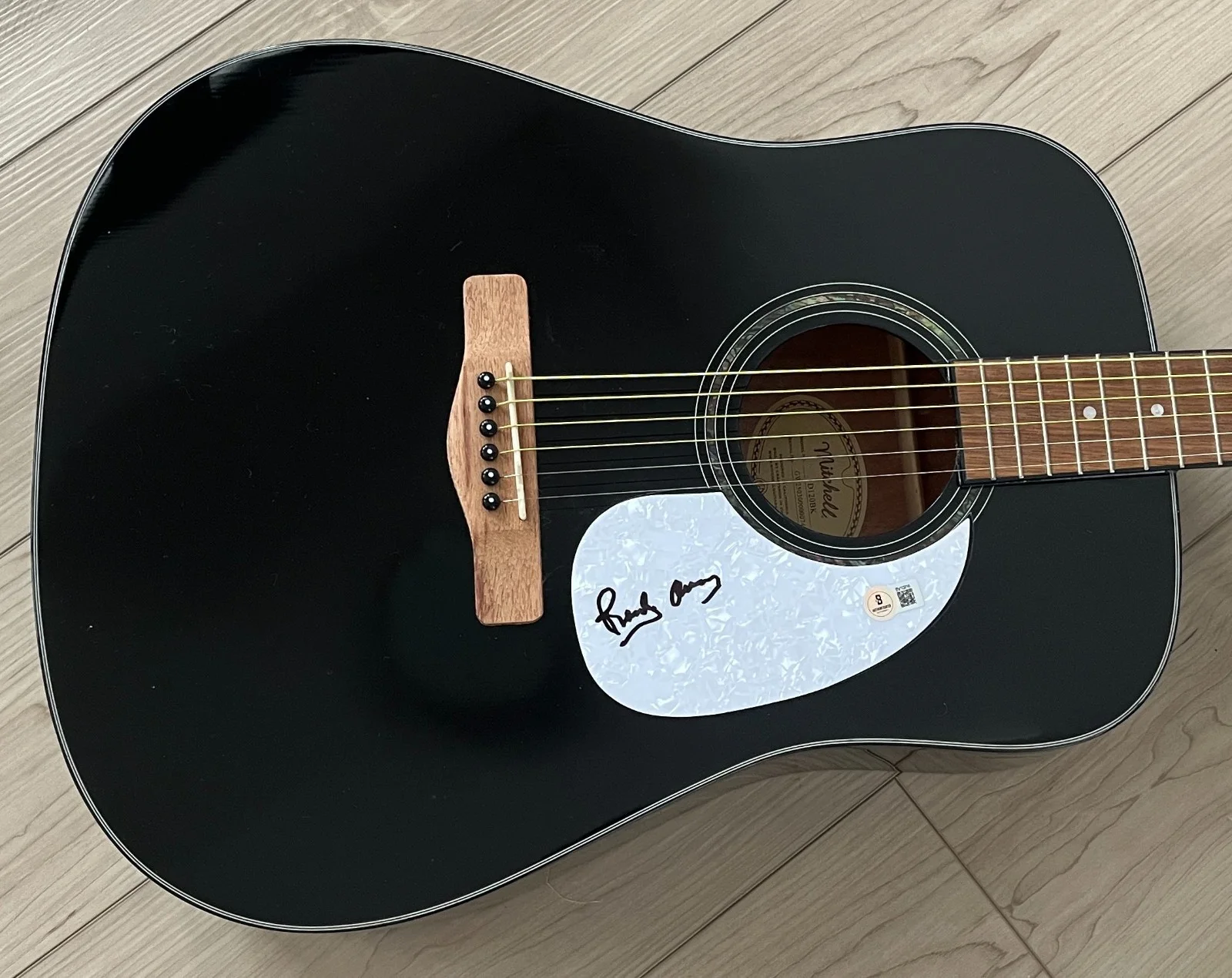 RANDY OWEN ALABAMA SIGNED AUTOGRAPH 41" ACOUSTIC GUITAR wEXACT PROOF BECKETT COA, изображение 5