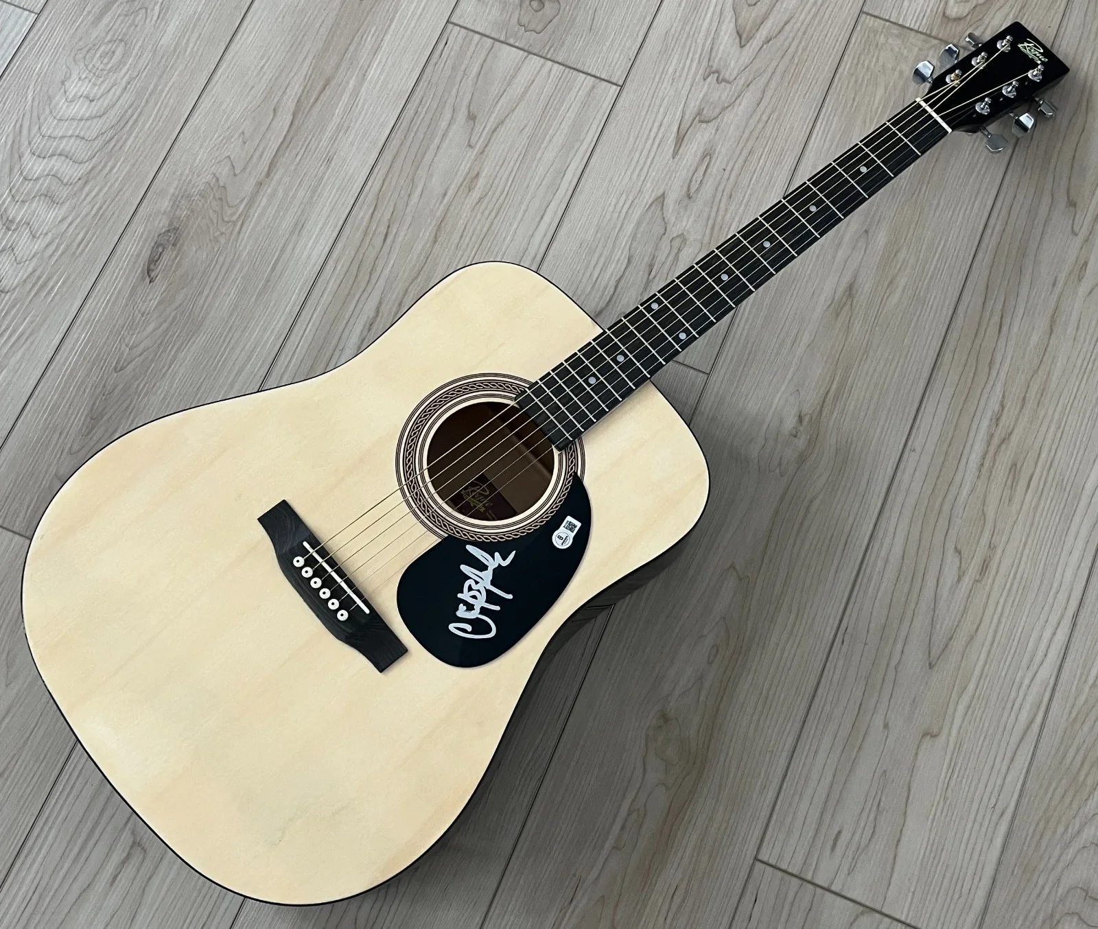 CLINT BLACK SIGNED AUTOGRAPH 41" ACOUSTIC GUITAR w/PROOF & BECKETT BAS COA, изображение 2