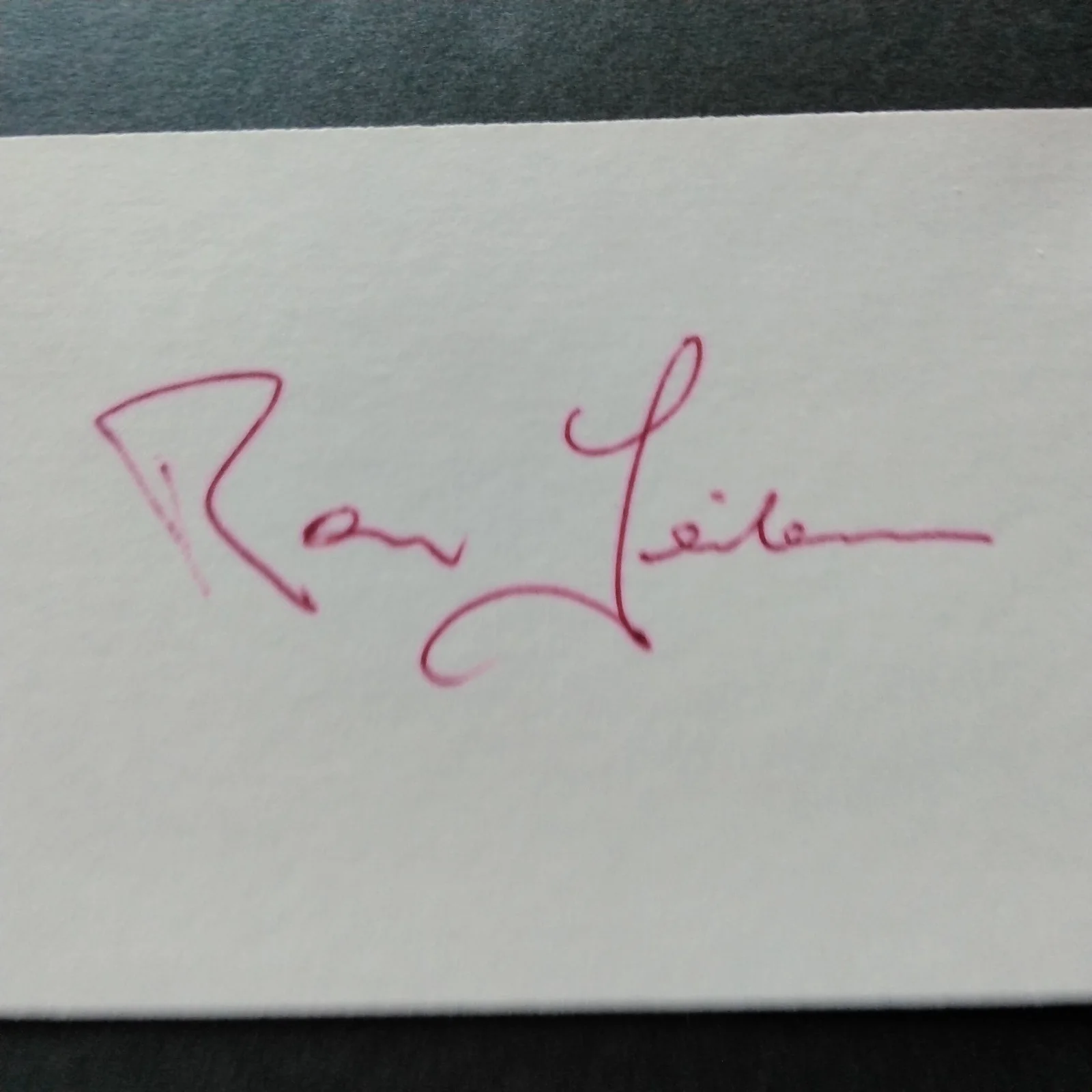 Ron Leibman SIGNED Card Photo Film TV Actor Slaughterhouse 5 Angels in America, изображение 4