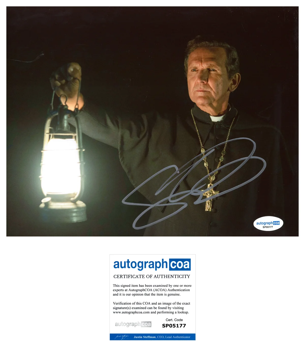 Sebastian Roché — Sebastian Roche ‘1923’ Signed 'Father Renaud' 8x10 Photo ACOA