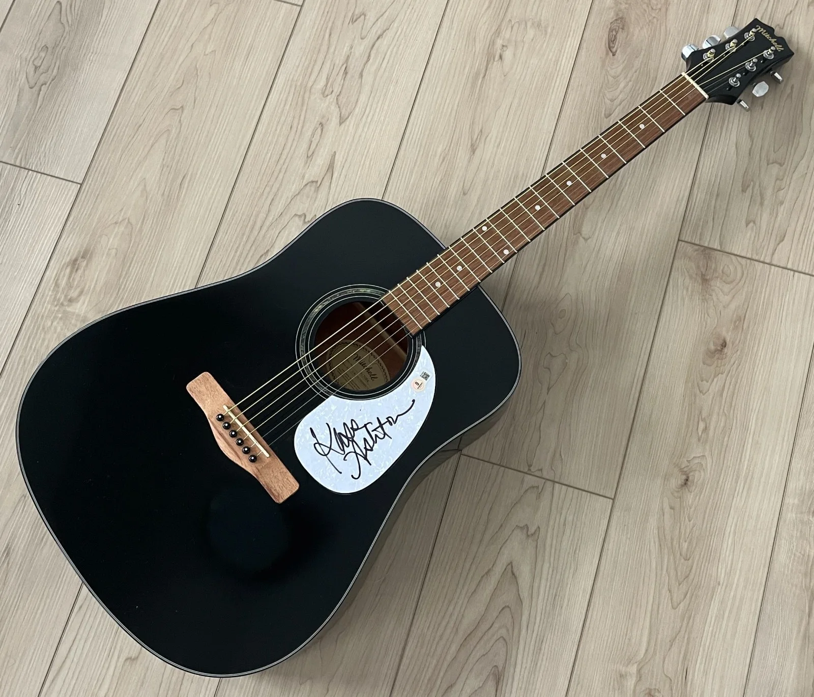 KASSI ASHTON SIGNED AUTOGRAPH 41" ACOUSTIC GUITAR w/PROOF & BECKETT BAS COA, изображение 2