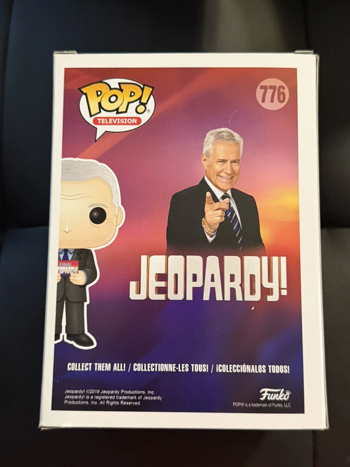 Alex Trebek — ALEX TREBEK SIGNED FUNKO POP #776 PSA DNA, image 3