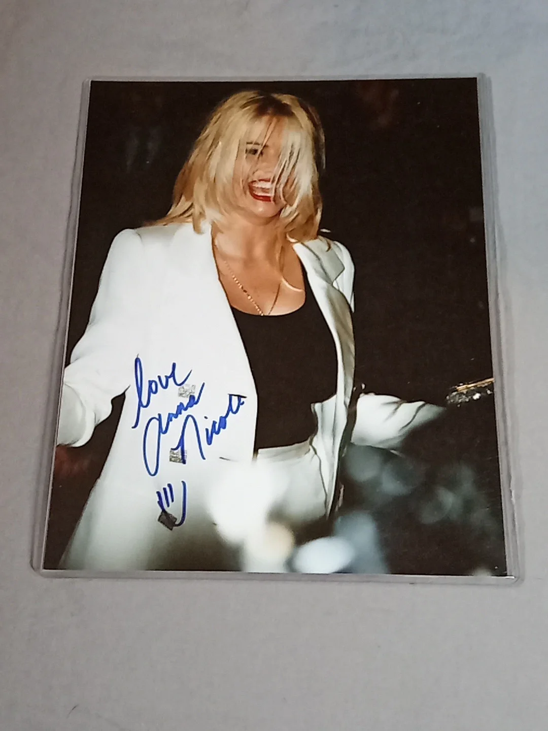Anna Nicole Smith Signed 8x10 Photo #cr, image 2