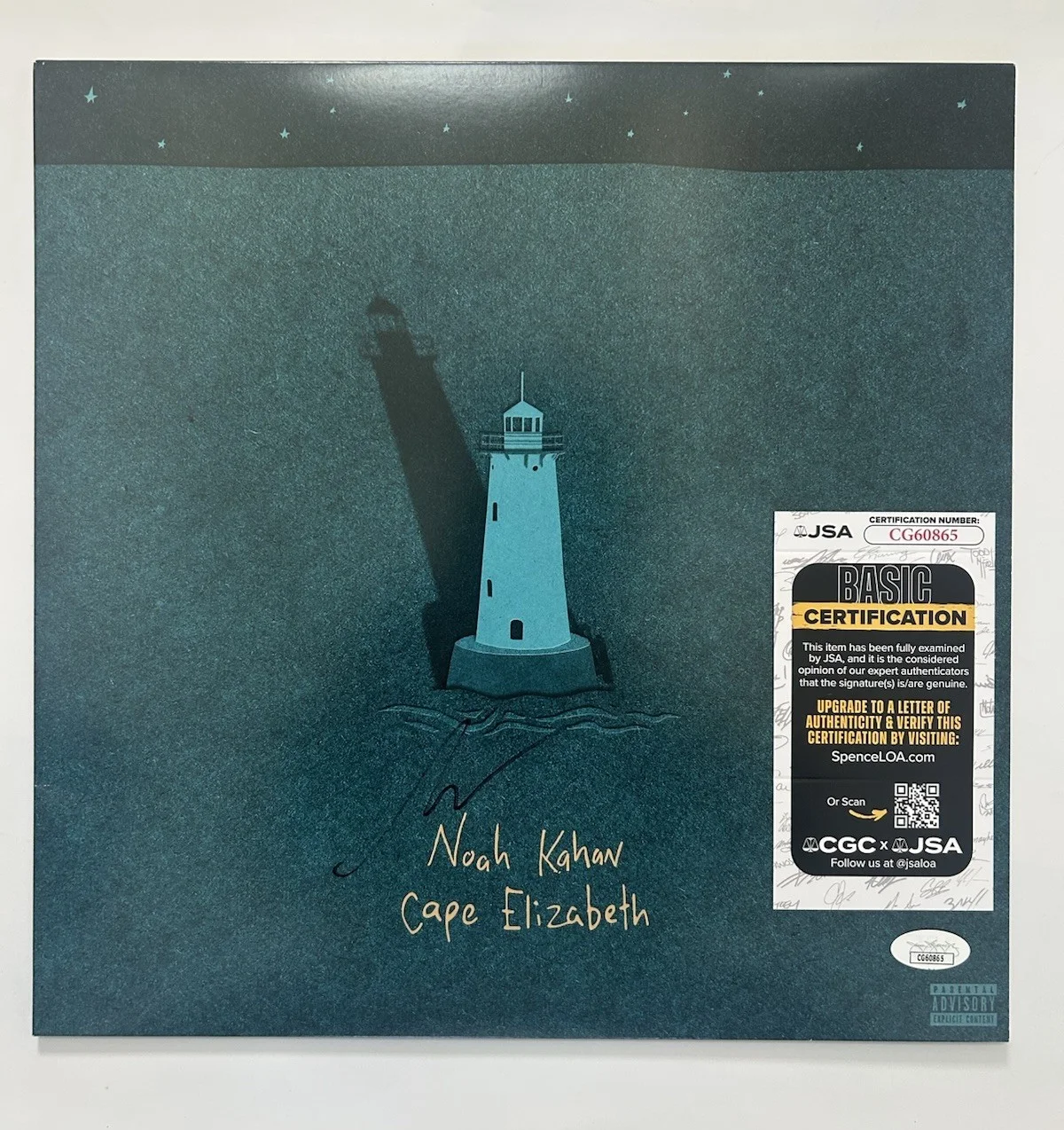 Noah Kahan Signed Autographed Cape Elizabeth Vinyl Album JSA COA, изображение 2