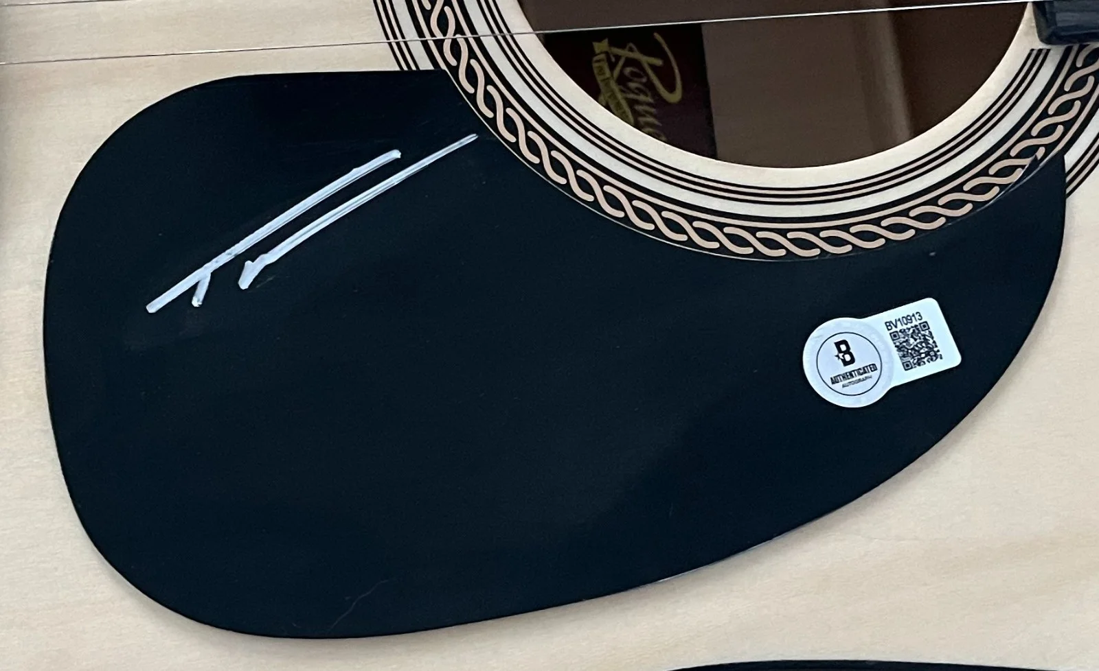 TUCKER WETMORE SIGNED AUTOGRAPH 41" ACOUSTIC GUITAR w/EXACT PROOF & BECKETT COA, image 3