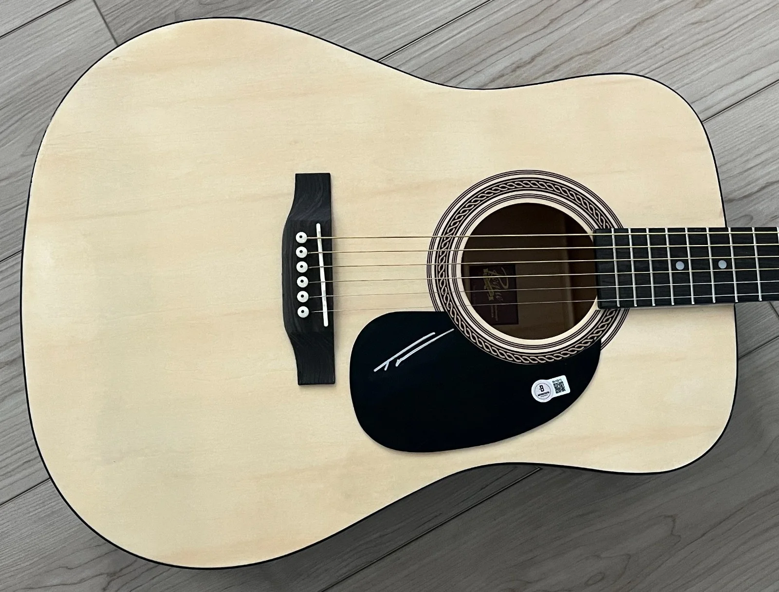 TUCKER WETMORE SIGNED AUTOGRAPH 41" ACOUSTIC GUITAR w/EXACT PROOF & BECKETT COA, image 5