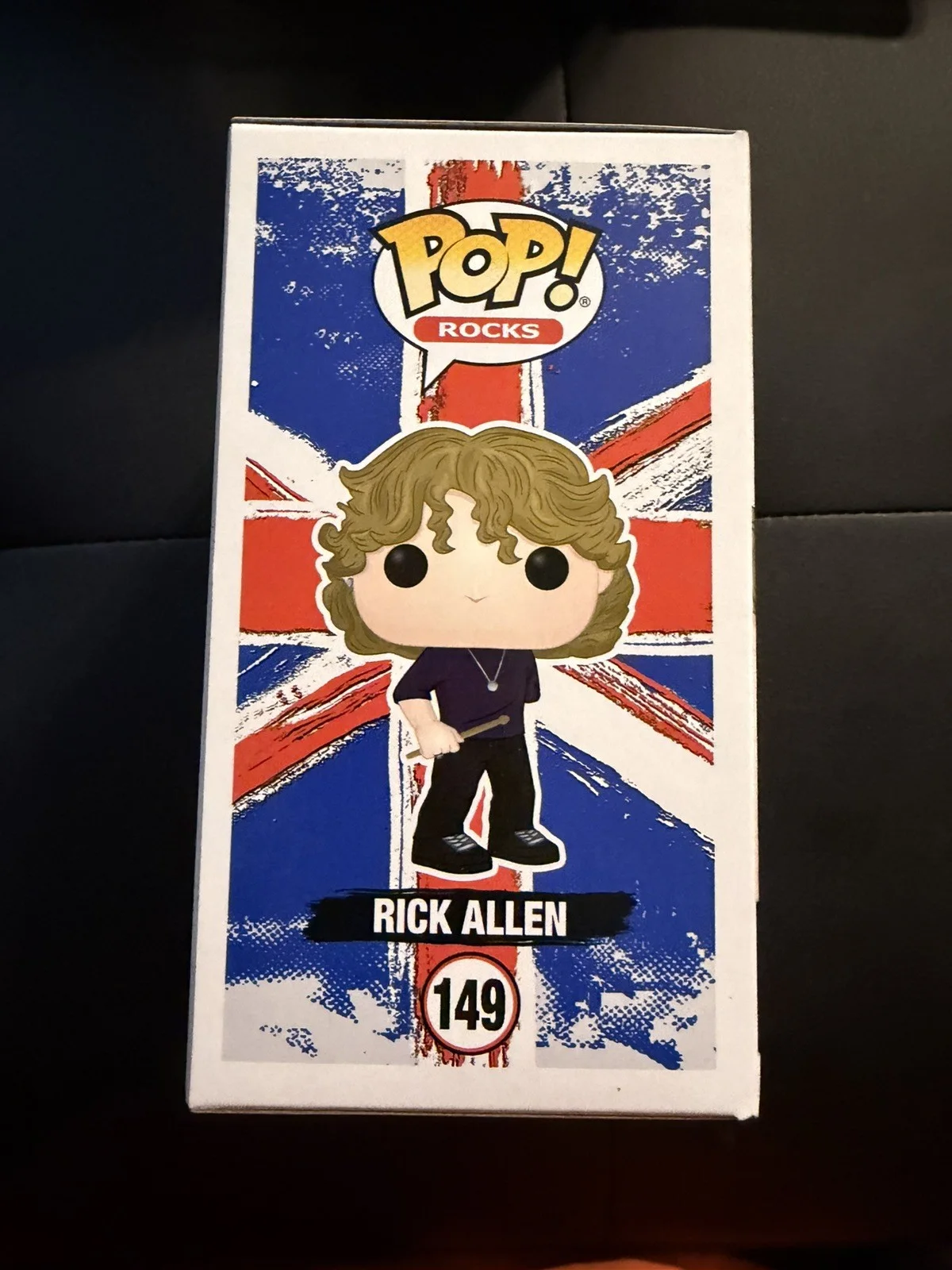 Rick Allen Signed Autographed Def Leppard Funko Pop JSA COA Drummer, image 3