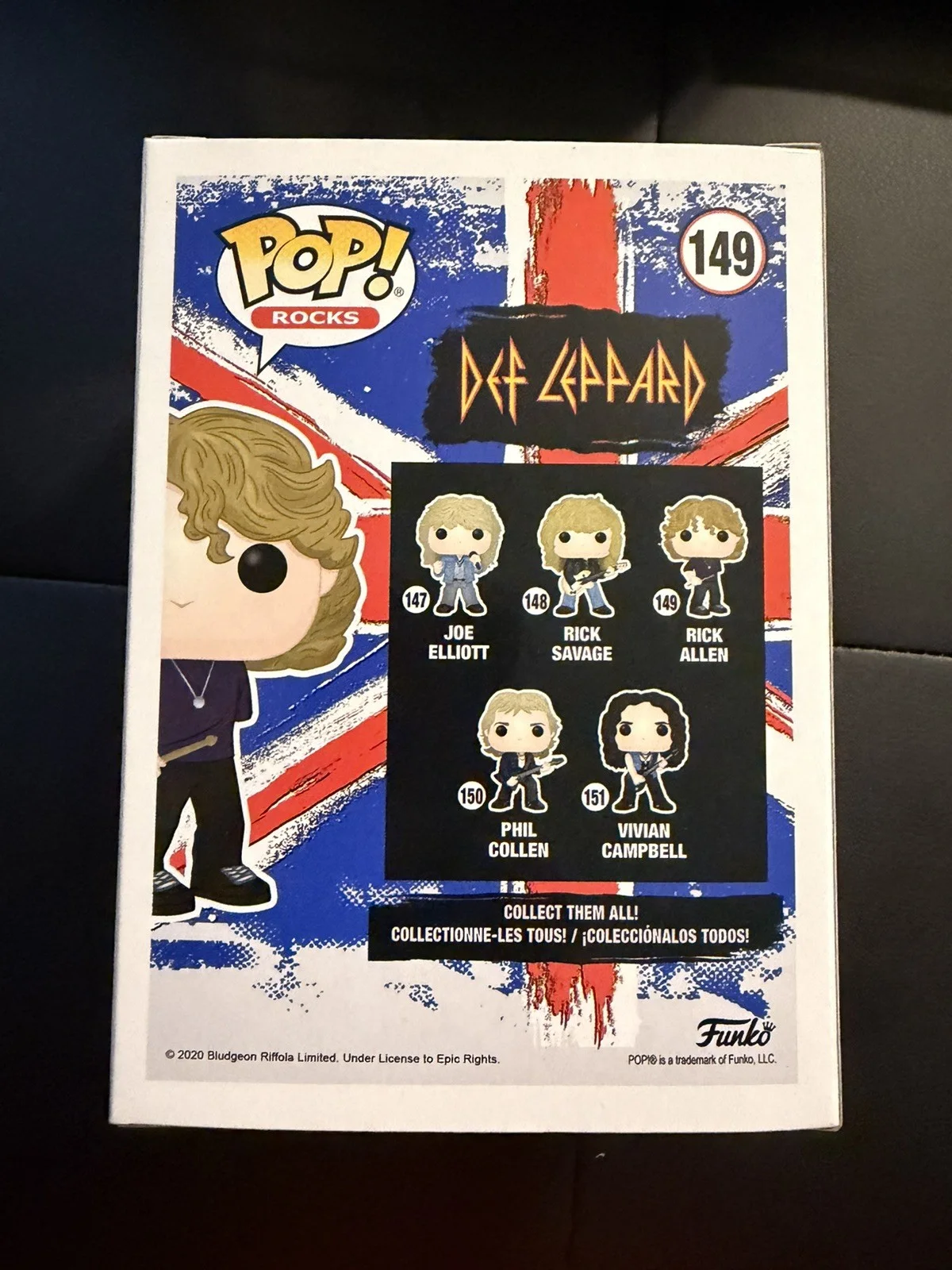 Rick Allen Signed Autographed Def Leppard Funko Pop JSA COA Drummer, image 4
