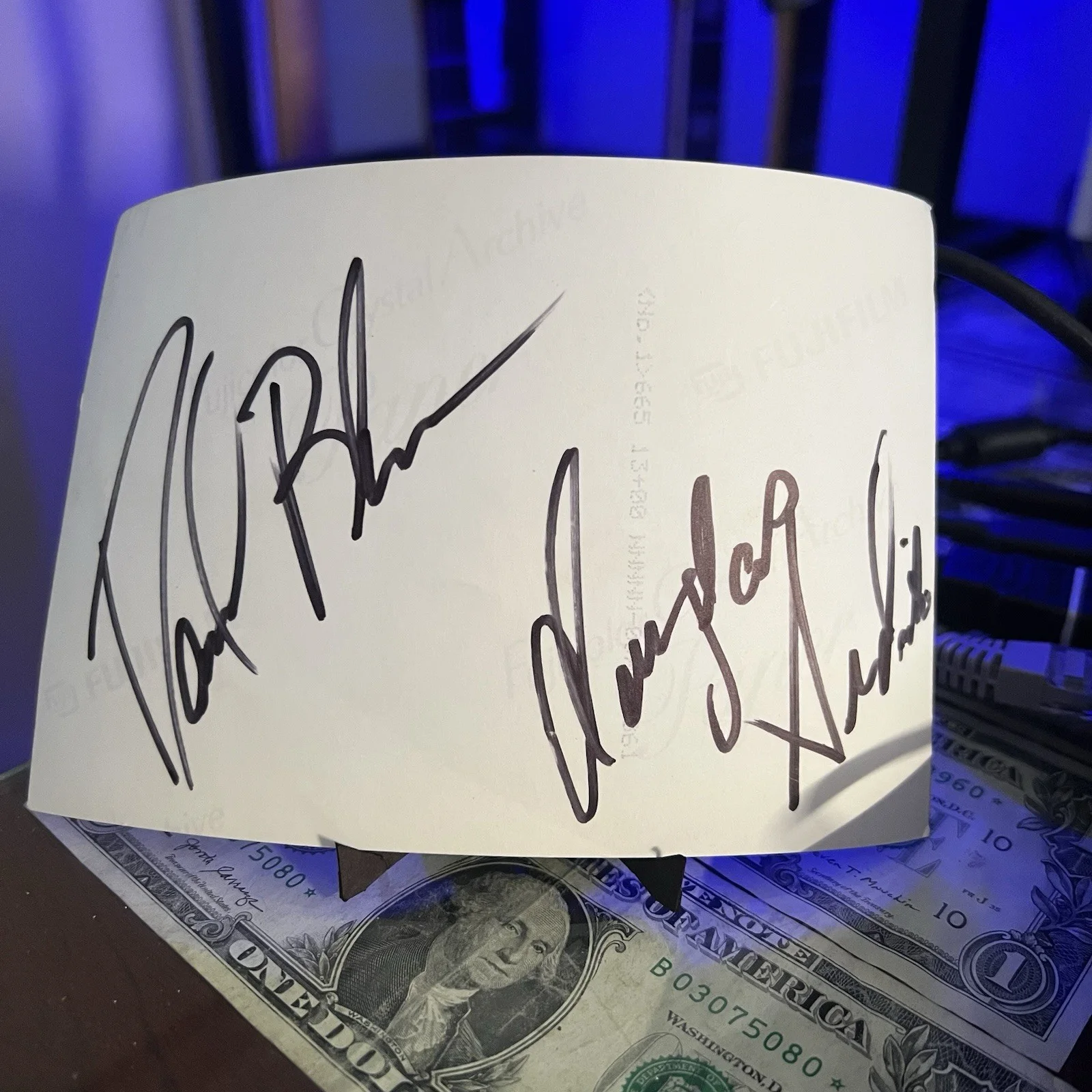 Autographed Photo of Wes Scantlin - Signed by Puddle of Mudd Band Members!, image 2