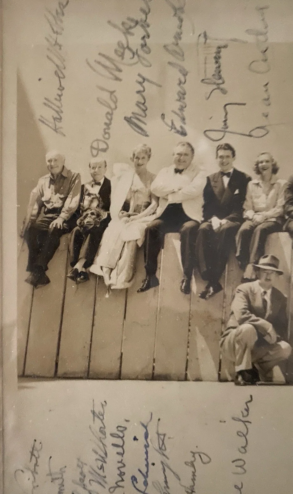 Cast N Crew Autographed Photo You Can't Take It With You 1938, image 2